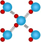 hydrogen - bond - Hydrogen Bonding between Water Molecules